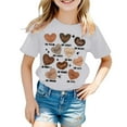 thumbnail image 1 of Camisole pour Femmes avec Soutien-Gorge Intégré Légère à Manches Longues Filles Enfants Décontractée Mode Imprimé Col Rond T-Shirt à Manches Courtes, 1 of 4