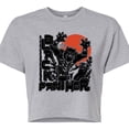 thumbnail image 3 of Marvel Black Panther - Linocut Style Print - Juniors Cropped Tee, 3 of 5