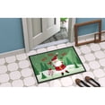 thumbnail image 2 of Carolines Treasures VHA3016MAT Merry Christmas Santa Claus Ho Ho Ho Door Mat Indoor Rug or Outdoor Welcome Mat 18x27, 2 of 4