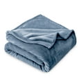 thumbnail image 5 of Bare Home Luxurious Ultra Soft Premium Microplush Fleece Blanket, Full/Queen, Coronet Blue, 5 of 5