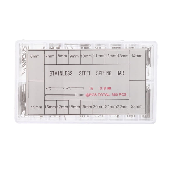 Pasador de chaveta para correa de reloj, pasador de chaveta para correa de reloj, accesorio profesional para relojes 08mm 360 Uds.