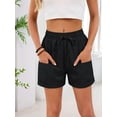 thumbnail image 5 of Women'S Shorts Casual Summer Shorts High Waisted Comfy Pull on Shorts with Pockets, 5 of 9