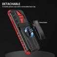 thumbnail image 5 of for Samsung Galaxy A53 5G Case - Heavy Duty Phone Holster with Belt Clip | with Kickstand | Shockproof, Dual Layer Protective | Drop Protection Hybrid Case for Samsung Galaxy A53 5G, Red, 5 of 9