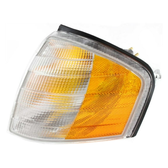 For Mercedes-Benz C220 1994 1995 1996 1997 Turn Signal Light Driver Side | Clear and Amber Lens | With Cornering Light | Replacement For MB2520101 | 2028261143
