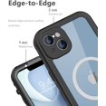thumbnail image 3 of Design for iPhone 14 Plus Waterproof Case, Shockproof Dustproof Phone Case for iPhone 14 Plus with Screen Protector, Full Body Protective Cover for iPhone 14 Plus 6.7''（clear）, 3 of 8