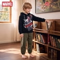 thumbnail image 6 of Disney Marvel Spider-Man Boys Cotton Hooded Sweatshirt Toddler Pullover Hoodie Kids Black Top Halloween Gift Sizes 2-9Y, 6 of 7