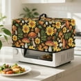 thumbnail image 4 of FOR U DESIGNS Mushroom Sunflower Pattern Microwave Oven Dust Cover Portable Shield for Countertop Appliances Stain Resistant Microwave Oven Grill Covers Protector Home Decor-S, 4 of 8