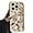 White, variant on Phone Case for Women/Girls, Retro Flower Shockproof Bumper Soft Matte Case for iPhone Compatible with iPhone 15 Pro, Black