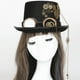 thumbnail image 3 of Sombrero Victoriano Steampunk Zulema Negro con Accesorios Vintage, 3 of 7