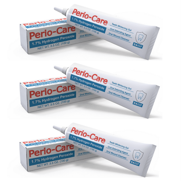 Perio Care Gel for Trays (3 Tubes) 1.7 Hydrogen Peroxide Gel