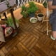thumbnail image 5 of Bloques De Piso De Madera, Mano De Obra Fina, 10 Piezas, Pisos Para Exteriores, Fácil Instalación, Pino Alcanfor Para Jardín, Balcón, Terraza, 5 of 8