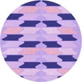 thumbnail image 1 of Ahgly Company Machine Washable Indoor Square Transitional Blossom Pink Area Rugs, 3' Square, 1 of 7