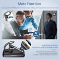 thumbnail image 6 of Bluetooth Headset - Wireless Headset - Bluetooth Earpiece for Cell Phone/PC Tablet/Laptop Computer, Headphones for Trucker/Driver/Business, 6 of 6