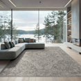 thumbnail image 2 of ODIKA 6'x9' Washable Area Rug Large Farmhouse Beige Featuring Faded Border Dining Table Are for Family Room, Living Mater Bedroom, Non-Slip, Easy Care, 2 of 7