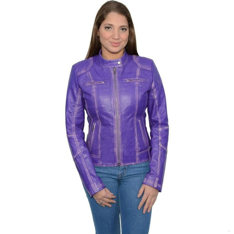 Purple Motorcycle Jacket | escapeauthority.com