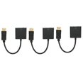 thumbnail image 3 of Adaptador DP a VGA de 3 piezas 1920 x 1080 FHD 60 Hz, diseño compacto chapado en oro, adaptador DisplayPort a VGA para computadora portátil de escritorio, 3 of 12