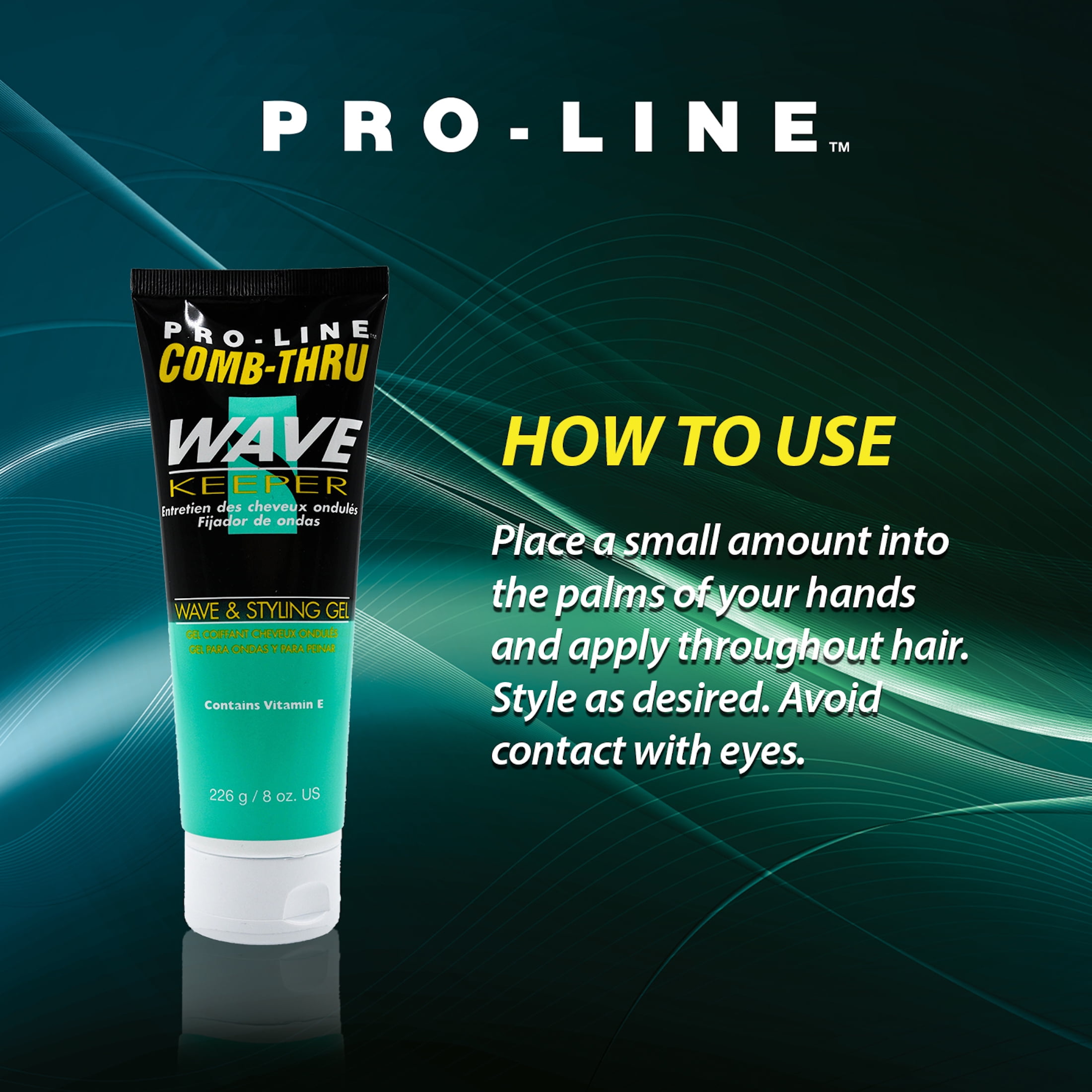 Pro-Line Comb-Thru Wave Keeper & Styling Gel 8Oz – Cloré Beauty