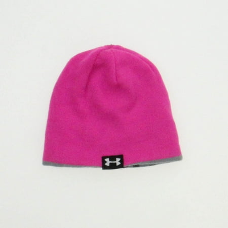 

Pre-owned Under Armour Girls Pink | Grey | Black Winter Hat size: 12-24 Months