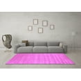 thumbnail image 3 of Ahgly Company Indoor Round Solid Purple Modern Area Rugs, 7' Round, 3 of 4