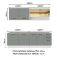 thumbnail image 3 of Cocina Integral Completa Modular Madesa Agata 240cm BG 01, 3 of 5
