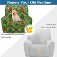 thumbnail image 4 of HUISEFOR Recliner Chair Cover, Christmas Tree Recliner Covers 4-Pieces, Wrinkle Free & Non-Slip, Scratch-Proof & Washable, Pet Friendly, Furniture Protector for Cats, Dogs, 4 of 8