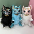 thumbnail image 2 of Muñeco de peluche de látex Ornamental, estatua de gato pavo real egipcio, modelo de fantasía de gama alta, juguetes, regalo de cumpleañoszhangmengyablue+ zhangmengya unisex, 2 of 2