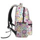 thumbnail image 3 of Easygdp Peace Love and Dove Flower Power Mochila Ergonómica Versátil para Laptop - Múltiples Bolsillos, Correas Ajustables, Unisex para Escuela, Viajes y Actividades al Aire Libre-One Size, 3 of 5
