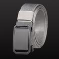 thumbnail image 4 of CSChome Cargo Belt Men Outdoor Cargo Waist Belt Automatic Buckle One Button Adjustable Length Nylon Long, 4 of 7