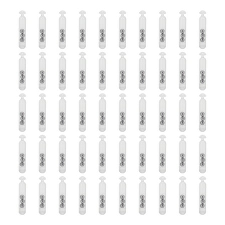 Fishing Lure Baits Rattles Insert Tube Rattles Shake Attract Fly Plastic Fishing Sound BarTransparent White