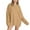 Brown, variant on Women Casual Solid Color Pullover Sweater Soft Comfortable Everyday Wear Knit Top for Fall and Winter Seasons Sweaters Loose Fit Brown M