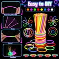 thumbnail image 6 of Ayieyill 206pcs Glow in the Dark Party Supplies for Kids Adults, Neon Light Up Christmas Party Favors with Glow Sticks, 6 of 7