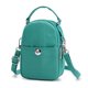 thumbnail image 1 of Bolso para teléfono móvil de niña de color sólido con paquete oblicuo de gran capacidad a la moda verde, 1 of 5