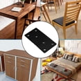 thumbnail image 2 of 20 Pcs Assiettes Plates Noires en Acier Inoxydable Assiettes Droites 40*80, 2 of 9