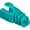 Green, variant on Snap-On Patch Cable Boot, Blue - Pack of 50
