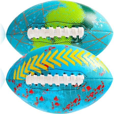 Syncfun 2 Pcs Waterproof Pool Football, 8.5" Water Football Outdoor Sports Pool Toys for Beach Game,Pool Party,Unisex