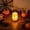 White,S, variant on SHJHENG Halloween Ghost-shaped Paraffin Electronic Candle Cute Ghost Face Simulated Flame LED Columnar Candle Halloween Table Fireplace Feel Decorative Ornamen