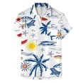 thumbnail image 5 of ZHANGDER Men's Hawaiian Shirt Short Sleeve Button Down Shirt Summer Tropical Beach Vacation Shirts, 5 of 7
