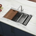 thumbnail image 2 of Ruvati Workstation Sink Replacement Colander 17 inch Stainless Steel, 2 of 4