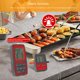 thumbnail image 5 of Termómetro de Carne Inalámbrico para Asar y Ahumar con Cuatro Sondas para Carne Temporizador de Cocina Termómetro Digital para Cocinar Alimentos, 5 of 10