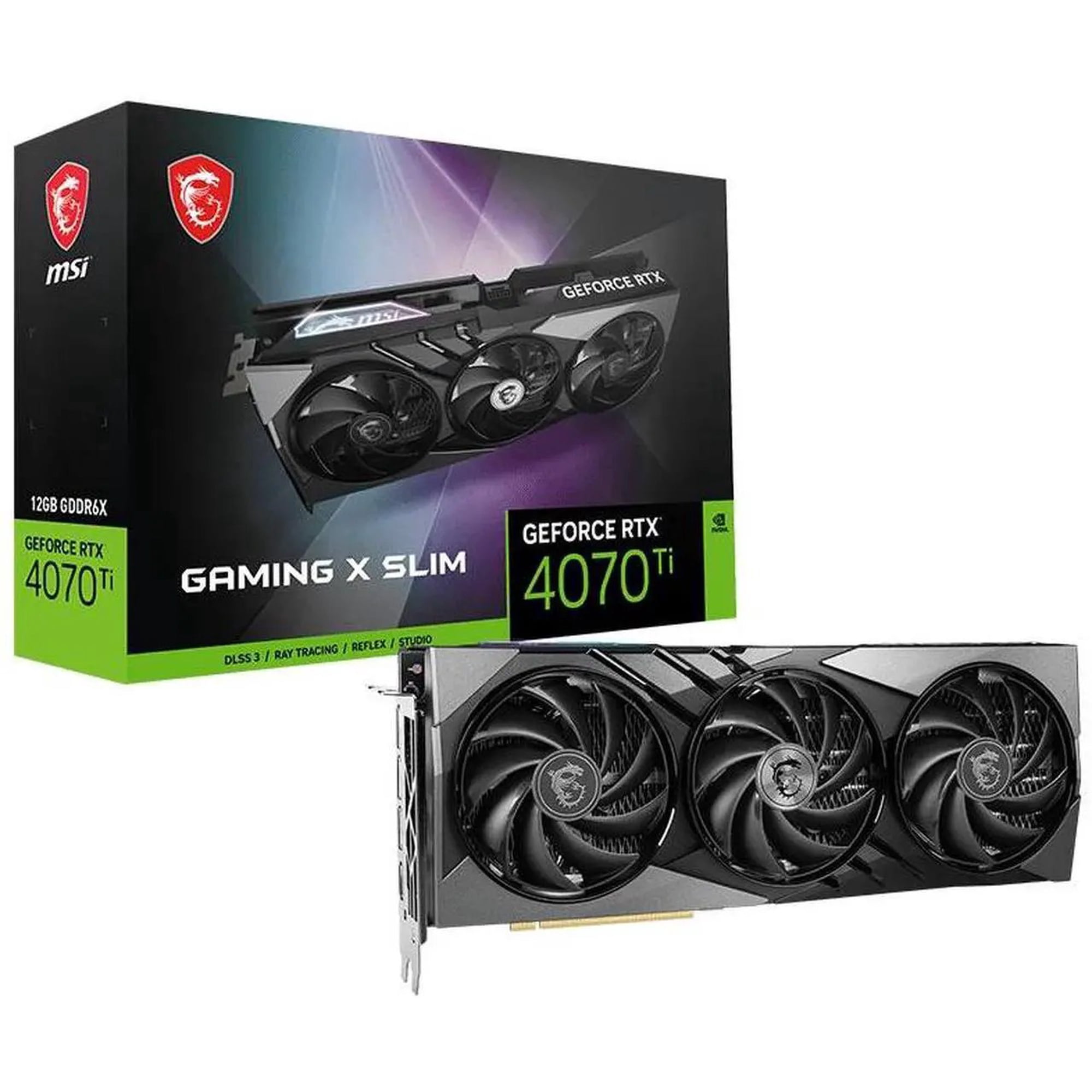 MSI GEFORCE RTX 4070 TI GAMING X SLIM Computer Video Card RTX 4070 TI