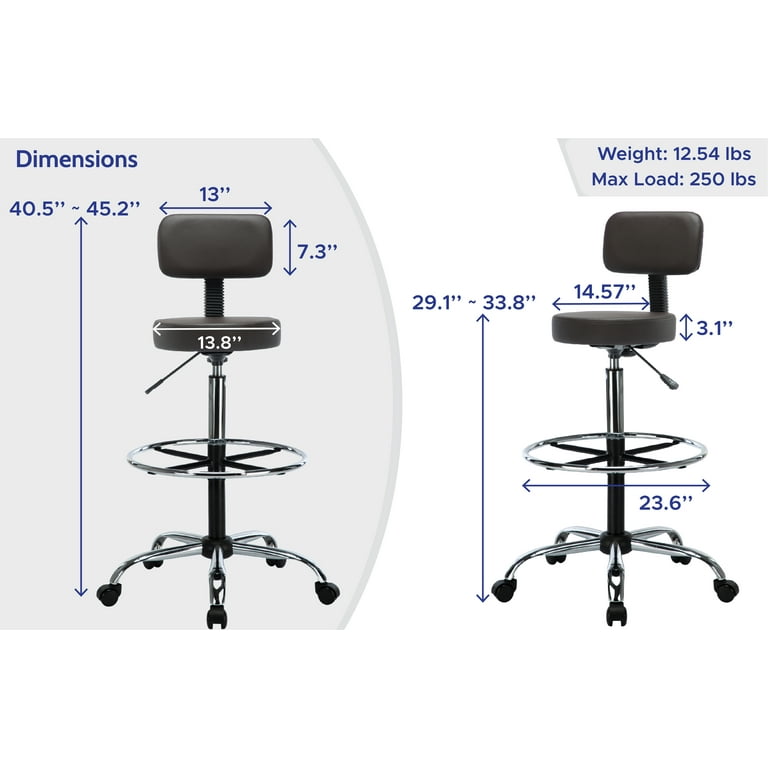 Back Support, 13.5 x 4 x 13.8, Black Back Support, 13.5 x 4 x 13.8, Black