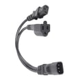 thumbnail image 4 of Cables de alimentación, C14 macho a C13 IE Nema RY Cables de alimentación divisores NEM RY Cable de alimentación divisor Rendimiento inigualable, 4 of 8