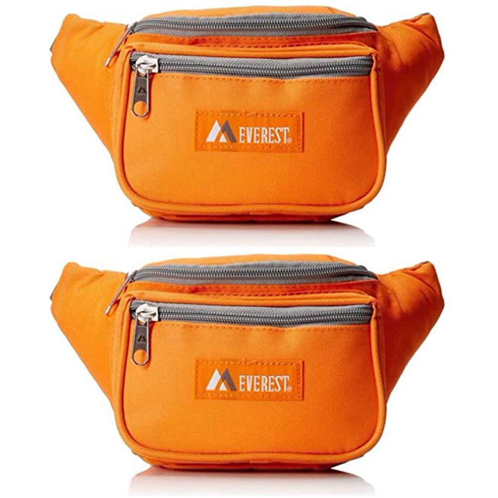Everest Everest Signature Waist Fanny Pack Sets of Two Small Orange