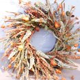 thumbnail image 2 of Acahhotxx 24 Inch Fall Wreath Front Door Wreath Harvest Wheat Autumn Wreaths, 2 of 3