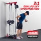 thumbnail image 5 of Máquina de Poleas para Gym en Casa - Sistema de Lat Pulldown y Remo Montado en Pared, 5 en 1, Capacidad 400 lbs– Rojo, 5 of 8