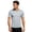 Grey, variant on Mens T-shirts Short Sleeve Striped Crewneck T Shirt with Pocket Soft Casual Everyday Basic Tees Black L