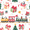 Christmas Penguin, variant on 2 Pack Pencil Pouch for 3 Ring Binder with Clear Window Zipper Case, Tropical Jungle Vibes