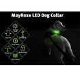 thumbnail image 6 of Pefilos 3 Modes LED Light Up Dog Collar - Bright & High Visibility Lighted Glow Collar for Pet Night Walking – USB Rechargeable Dog Necklace– Weatherproof Puppy Collar, L Green, 6 of 12