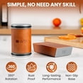 thumbnail image 7 of Rolling Knife Sharpener Kit – 3-Stage Manual Knife Sharpener for Kitchen, Chef & Serrated Knives – Knives Sharpener with Non-Slip Base – Knife Sharpening Kit, 7 of 7