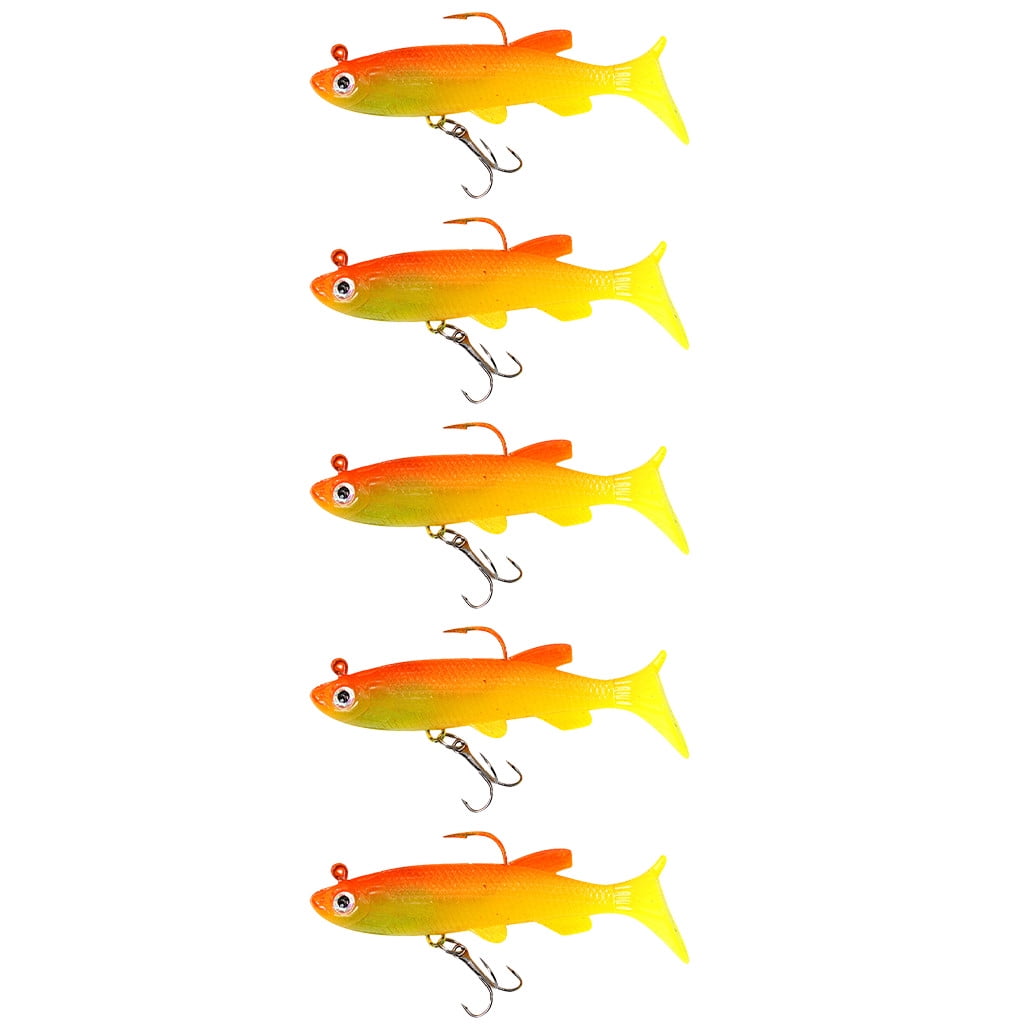 GRAN Highly Simulated Soft Shrimp Bait Set Fishing Hook Fishing Tackle